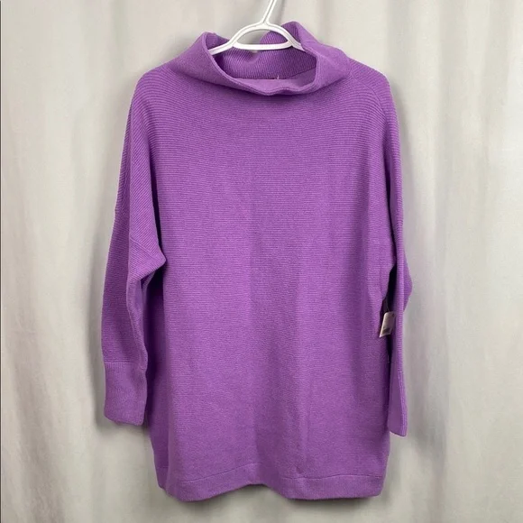 Free People NWT Ottoman Slouchy Tunic - Glowing Grape - Size Medium - Picture 6 of 15